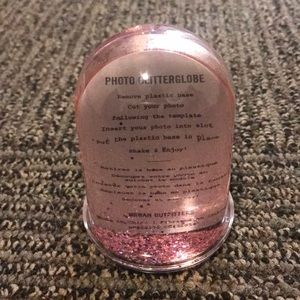 Brand New Urban Outfitters Photo Glitter Globe